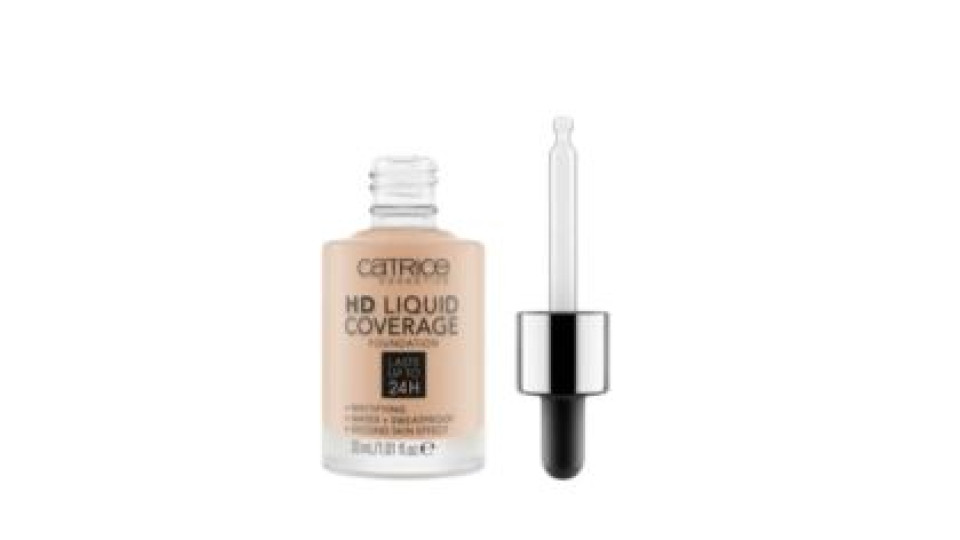 Catrice Fondotinta Liquido Hd Coprenza Totale 030 Beige Sabbia Opaco 30ml