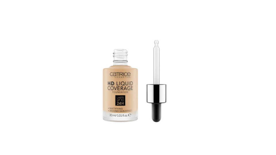 Catrice Fondotinta Liquido Hd 036 Nocciola Beige 30ml Opacizzante Lunga Tenuta 24h