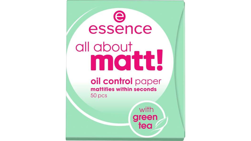 Ess.all About Matt! Cartine Viso Sebo-assorbenti Essence 50 Pezzi