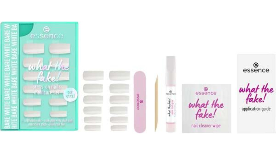 What The Fake! Press-onset Manicure 04 Essence 28 Pezzi