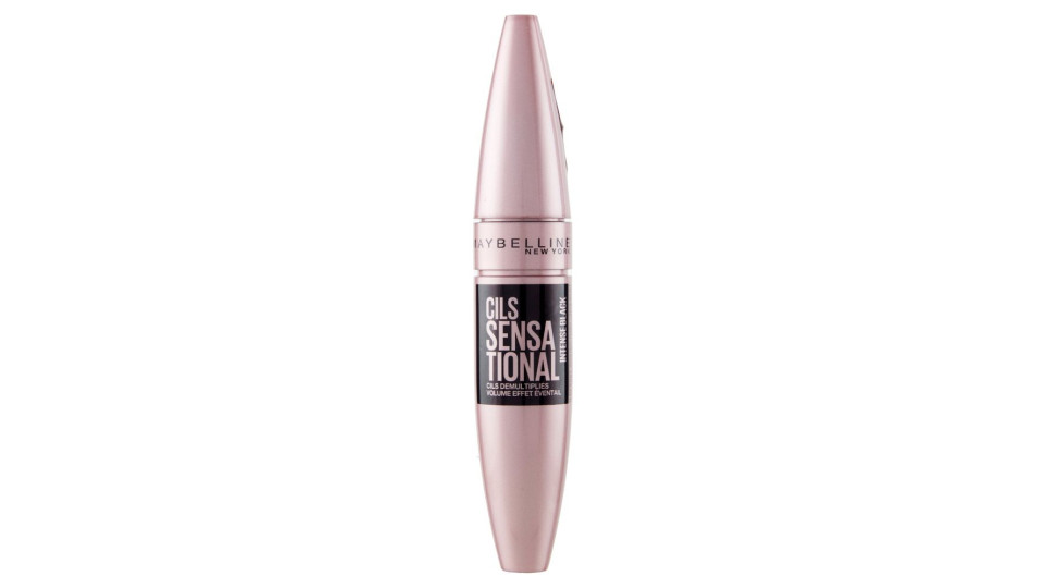 Maybelline New York Mascara Ciglia Sensazionali, Volumizzante, Intense Black, 9.5 Ml