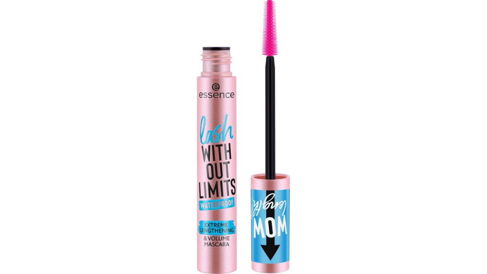 Essence Mascara Waterproof Allungante Volume Estremo 03 Nero Scovolino Flessibile 13ml