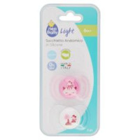 Neo Baby Light Succhietto Anatomico In Silicone Rosa 6m+ 2 Pz