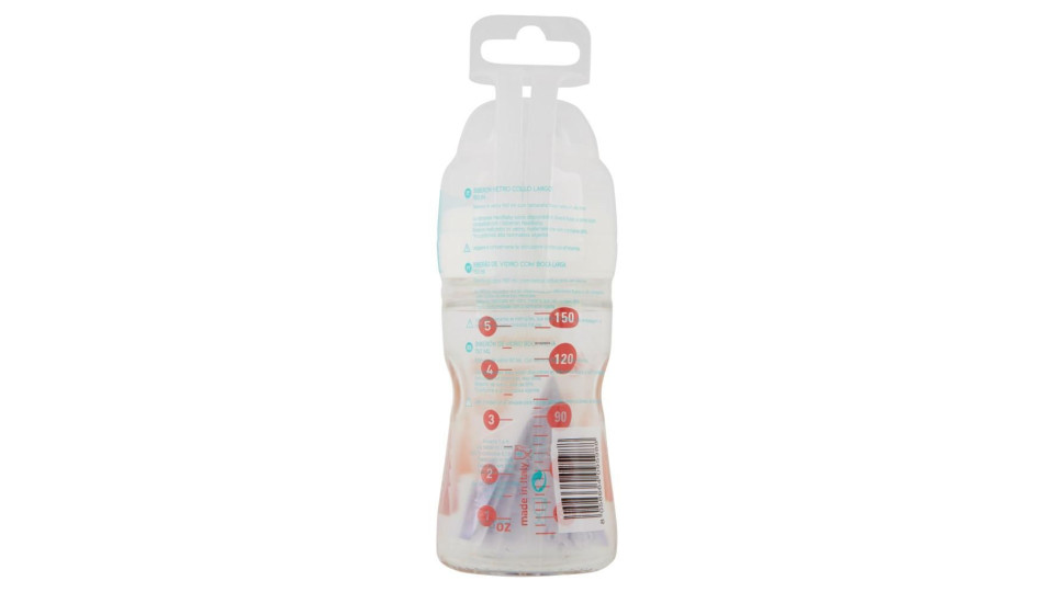 Neo Baby Biberon Vetro Collo Largo 150ml 0m+