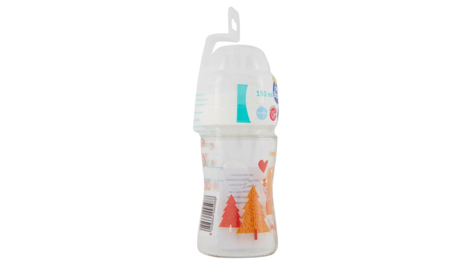 Neo Baby Biberon Vetro Collo Largo 150ml 0m+
