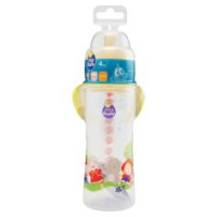 Neo Baby Biberon Passeggio Plastica Collo Largo Caucciù 330ml 4m+
