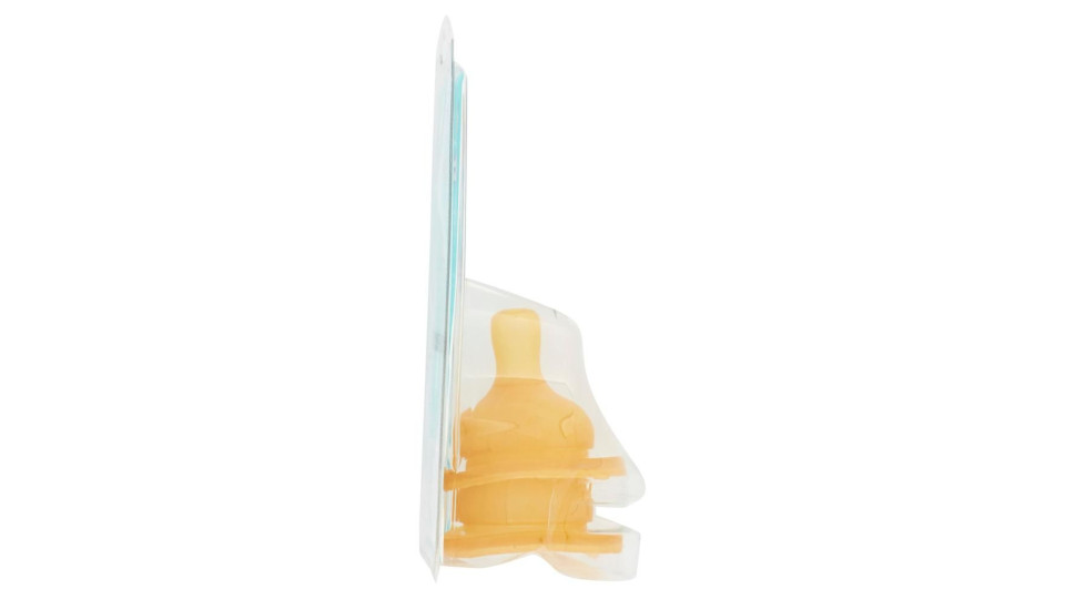 Neo Baby Tettarella In Caucciù Naturale Flusso Pappa 4m+ 2 Pz