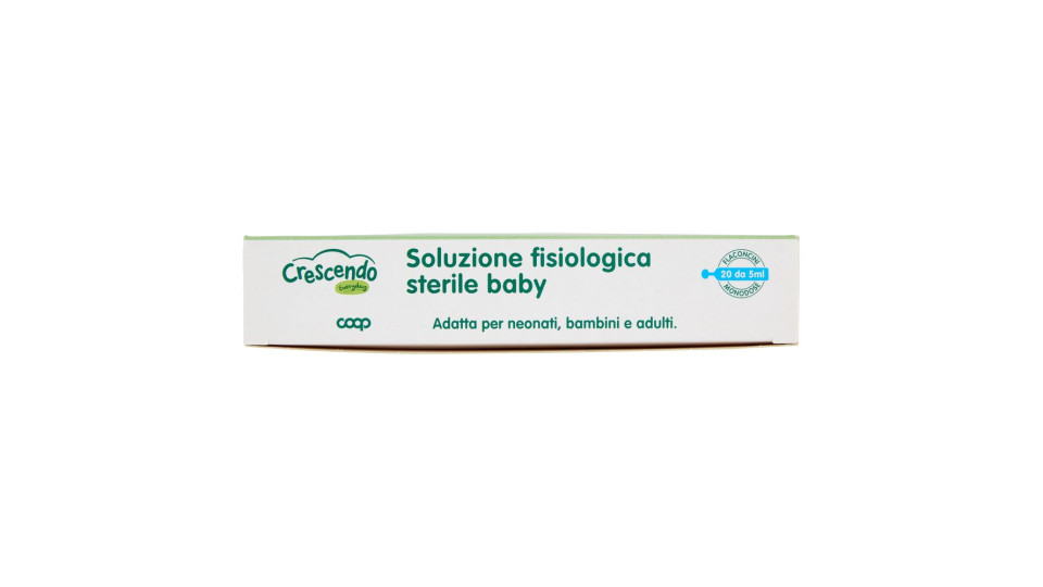Soluzione Fisiologica Sterile Baby Everyday Flaconcini 20 X 5 Ml