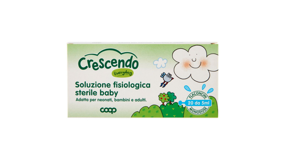 Soluzione Fisiologica Sterile Baby Everyday Flaconcini 20 X 5 Ml