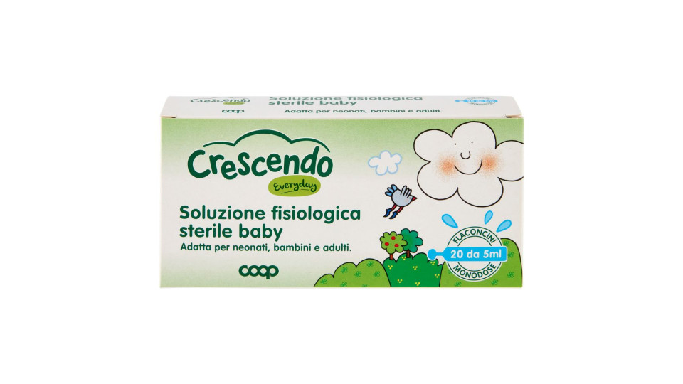 Soluzione Fisiologica Sterile Baby Everyday Flaconcini 20 X 5 Ml