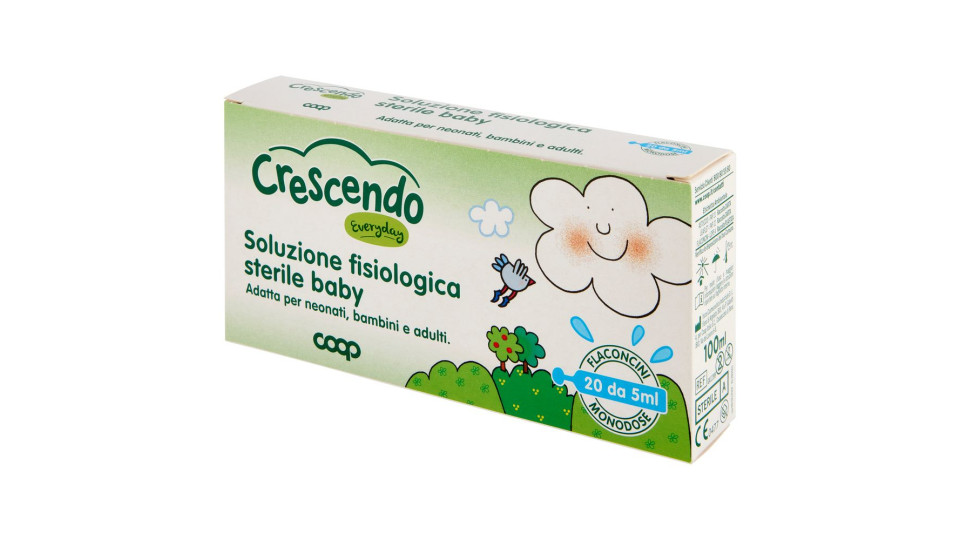 Soluzione Fisiologica Sterile Baby Everyday Flaconcini 20 X 5 Ml