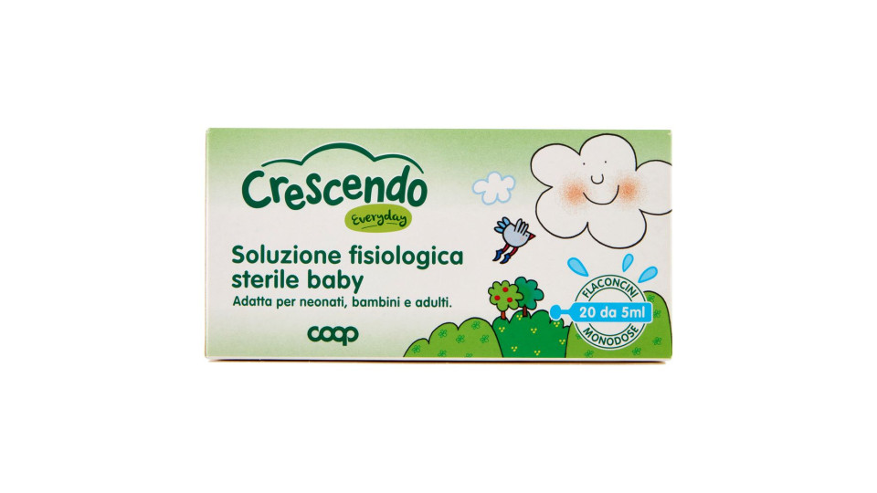 Soluzione Fisiologica Sterile Baby Everyday Flaconcini 20 X 5 Ml