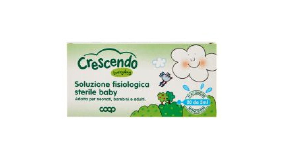 Soluzione Fisiologica Sterile Baby Everyday Flaconcini 20 X 5 Ml