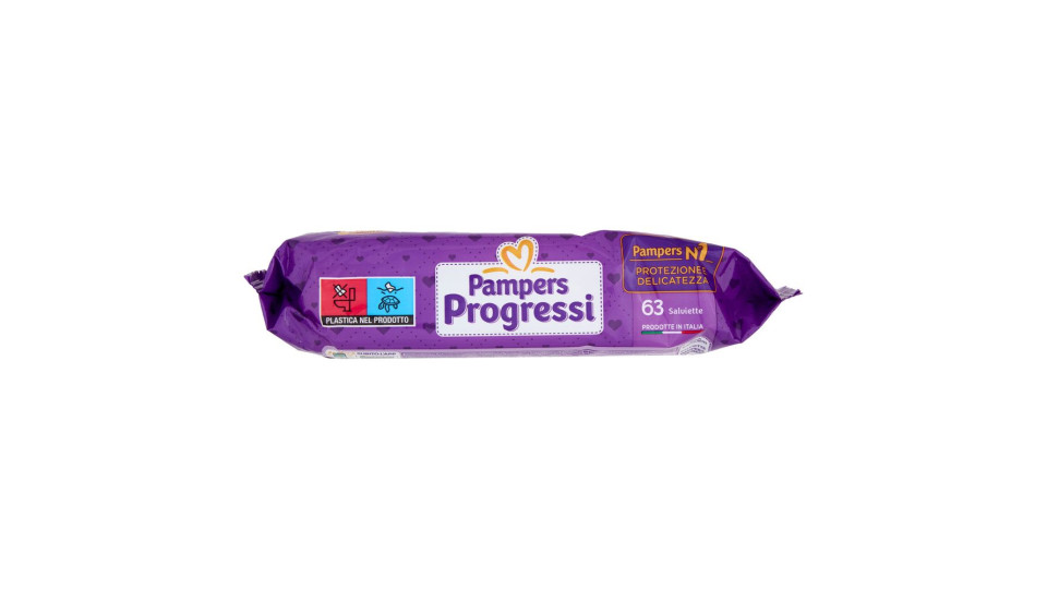 Pampers Progressi Salviette 63 Pz
