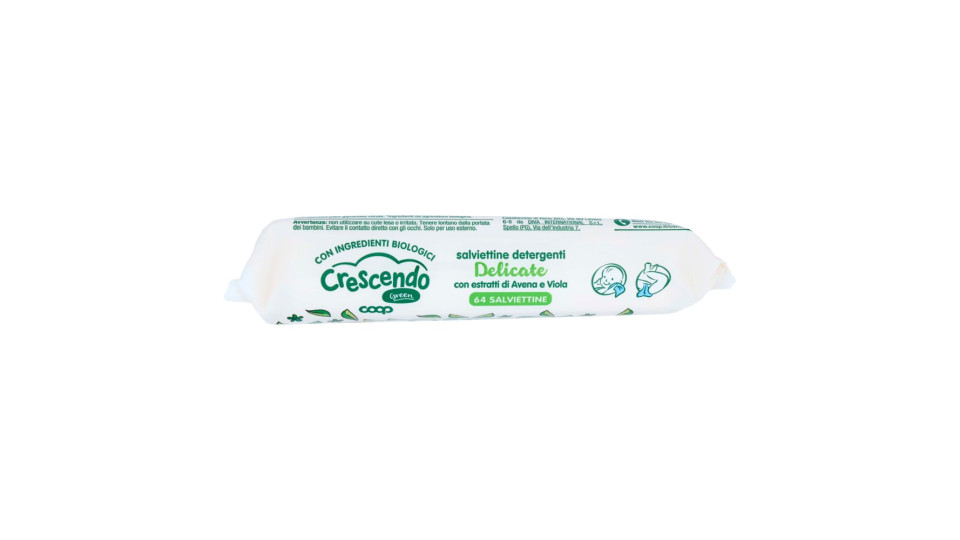 Salviettine Detergenti Delicate 64 Pz