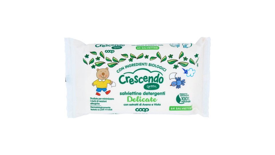 Salviettine Detergenti Delicate 64 Pz