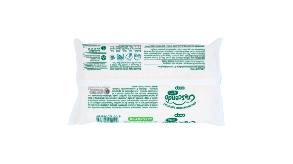 Salviettine Detergenti Delicate 64 Pz