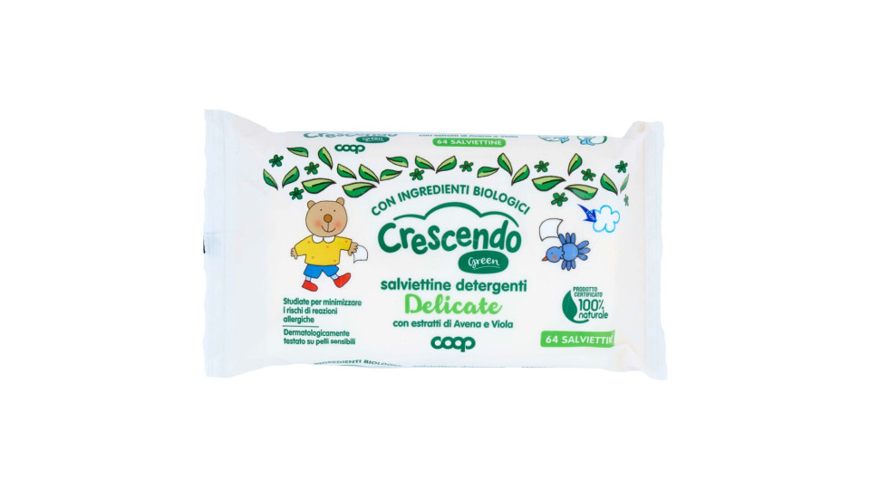 Salviettine Detergenti Delicate 64 Pz
