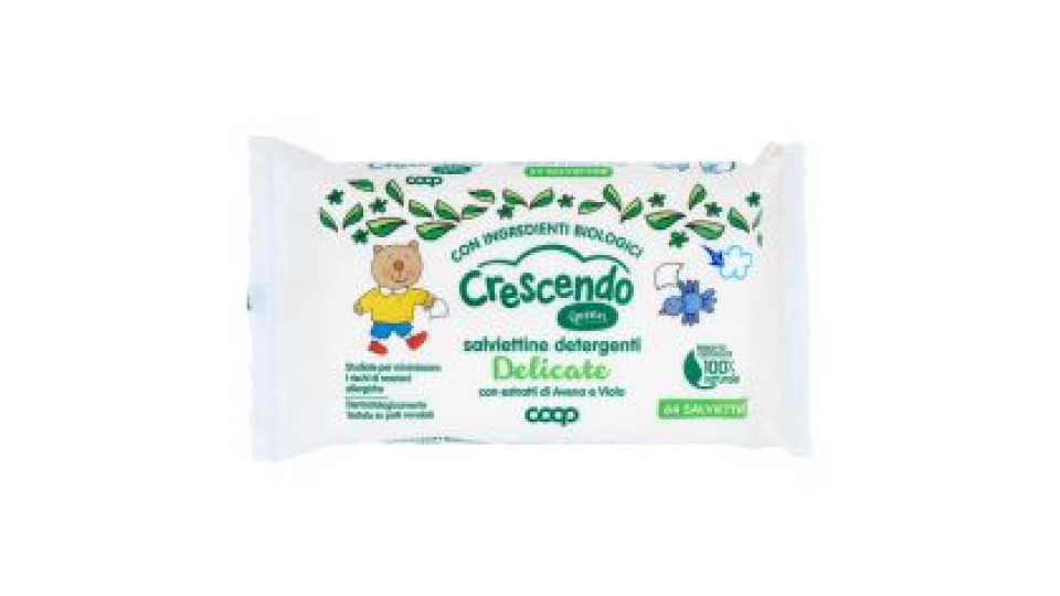 Salviettine Detergenti Delicate 64 Pz