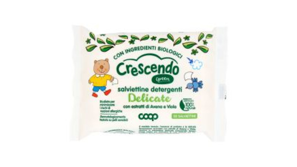 Salviettine Detergenti Delicate Green 20 Pz