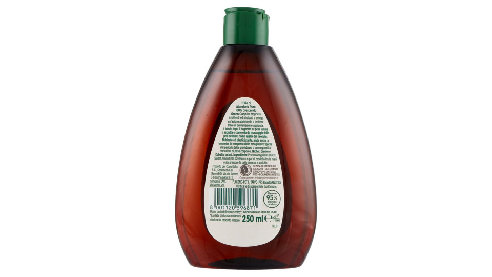 Olio Di Mandorla Puro 100% Green 250 Ml