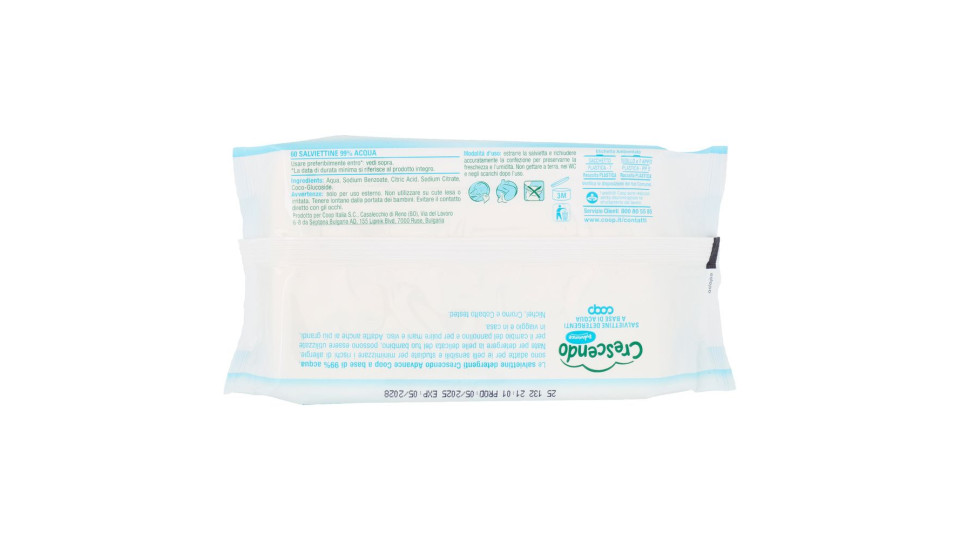 Salviettine A Base Di Acqua Advance 60 Pz