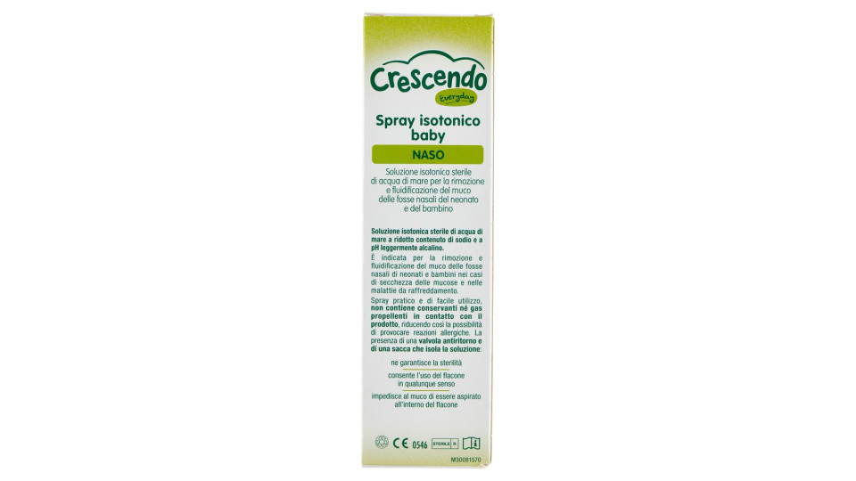 Spray Isotonico Baby Naso 100 Ml