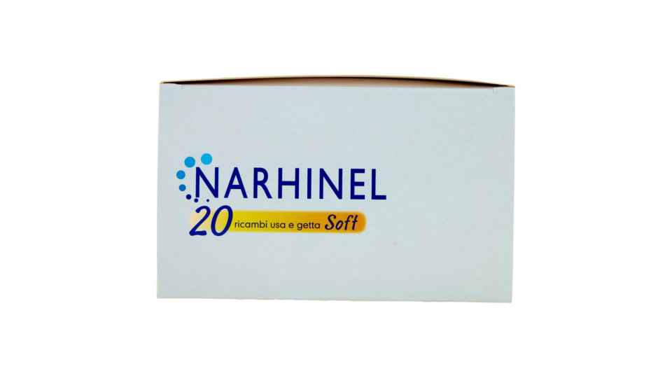 Narhinel Ricambi Usa E Getta Soft Aspiratore Nasale Deterge Naso Bambino E Rimuove Muco 20 Pz