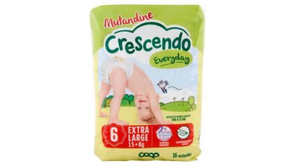 Mutandine 6 Extra Large 15+ Kg Everyday 16 Pz