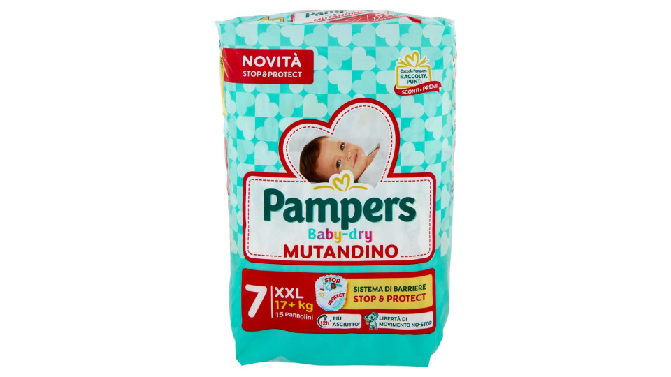 Mut.pampers Baby Drd Xxl 15pz