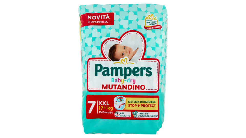 Mut.pampers Baby Drd Xxl 15pz