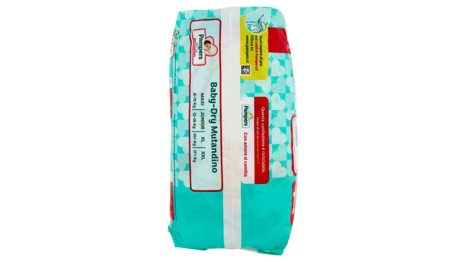 Mut.pampers Baby Drd Xxl 15pz