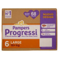 Pampers Progressi Large 68 Pz