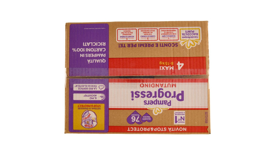 Pampers Progressi Mutandino Maxi 76 Pz