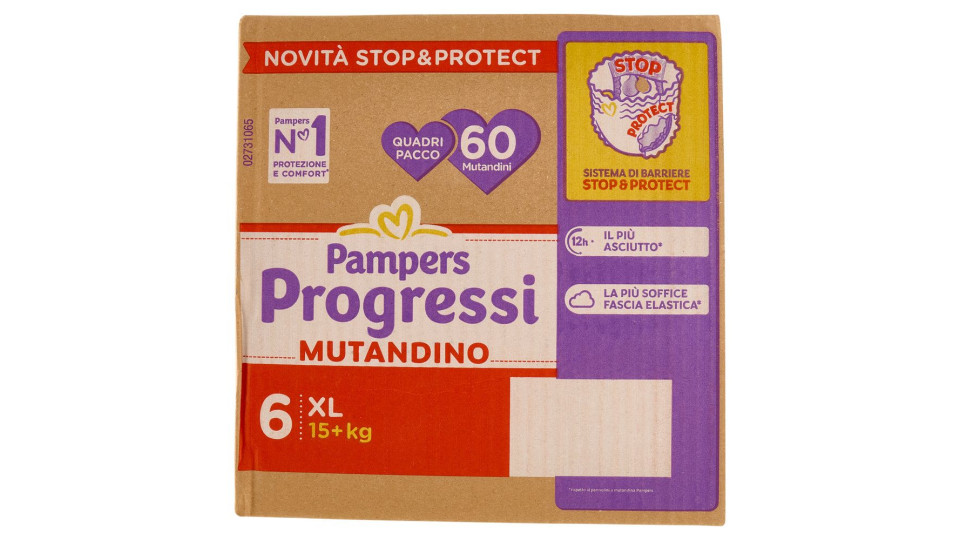 Pampers Progressi Mutandino Xl 60 Pz