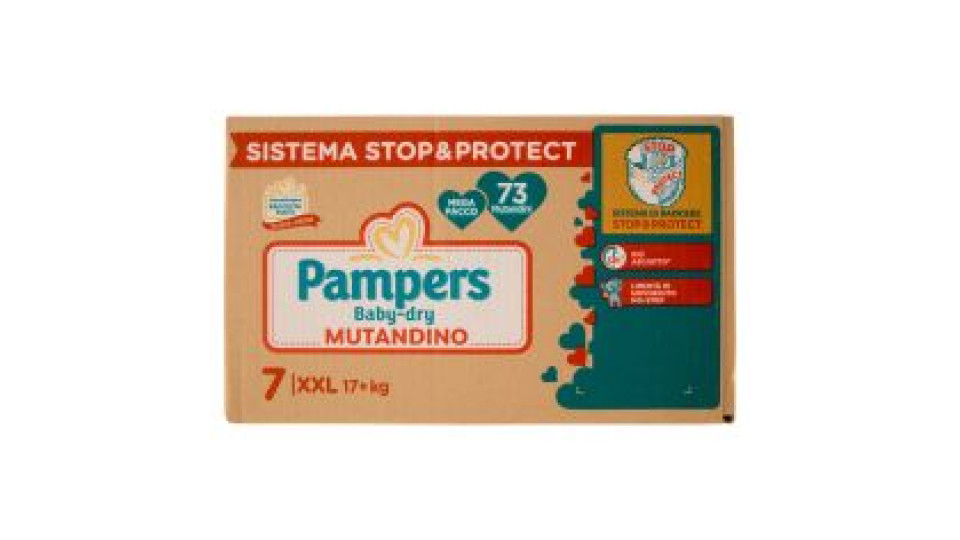 Pampers Baby-dry Mutandino Xxl 73 Pz
