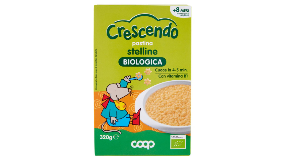 Pastina Stelline Biologica 320 G