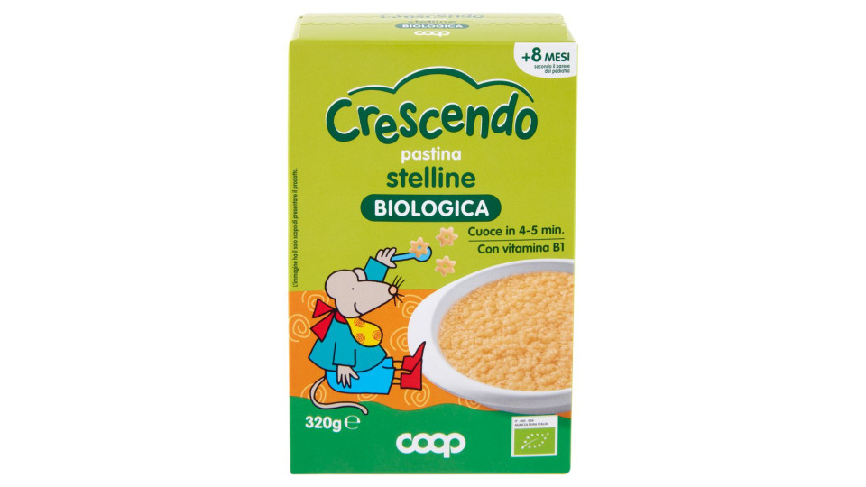 Pastina Stelline Biologica 320 G