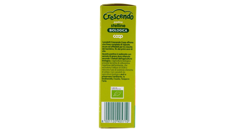 Pastina Stelline Biologica 320 G
