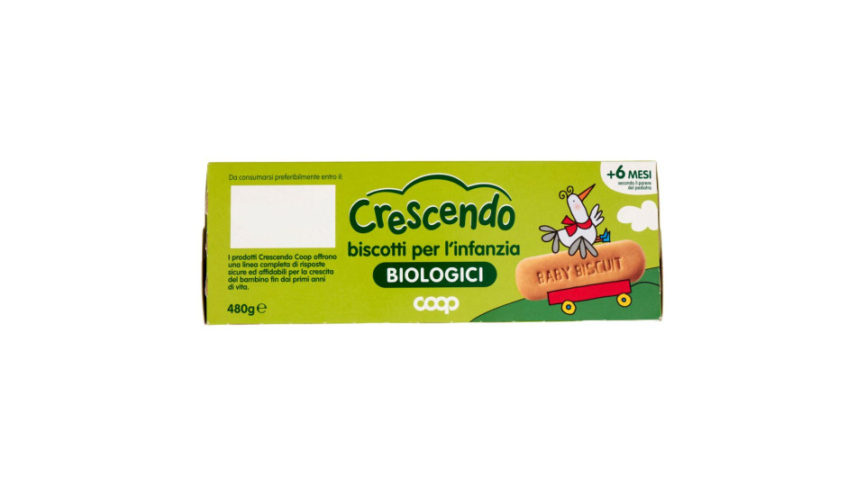 Biscotti Per L'infanzia Biologici 480 G
