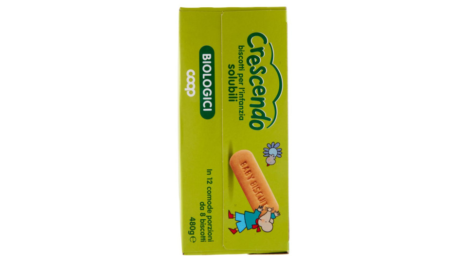 Biscotti Per L'infanzia Solubili Biologici 480 G
