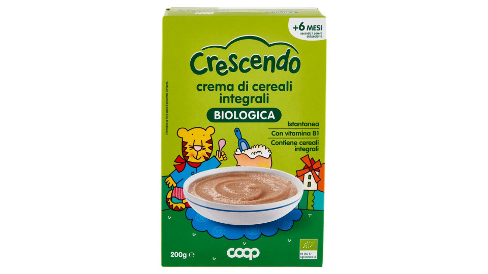 Crema Di Cereali Integrali Biologica 200 G
