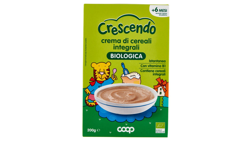 Crema Di Cereali Integrali Biologica 200 G