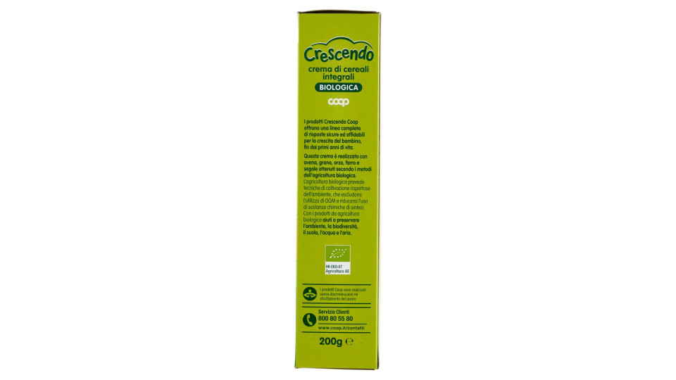 Crema Di Cereali Integrali Biologica 200 G