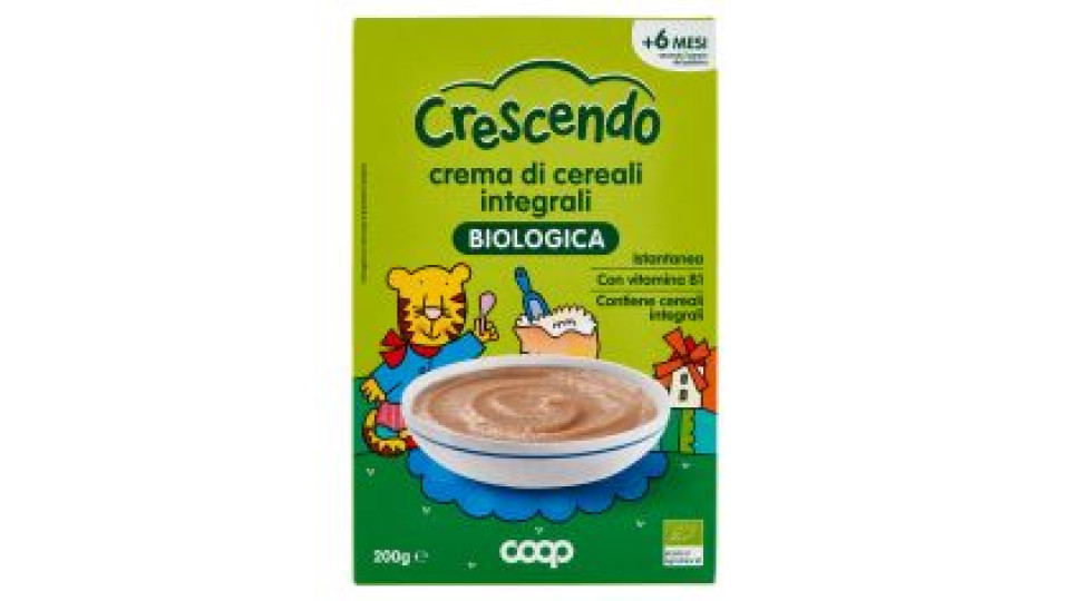 Crema Di Cereali Integrali Biologica 200 G