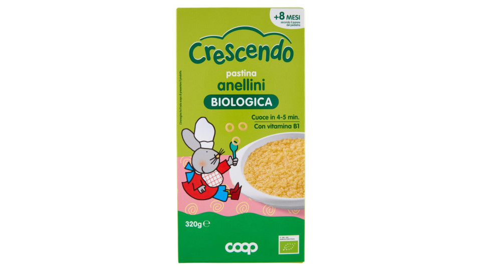 Pastina Anellini Biologica 320 G