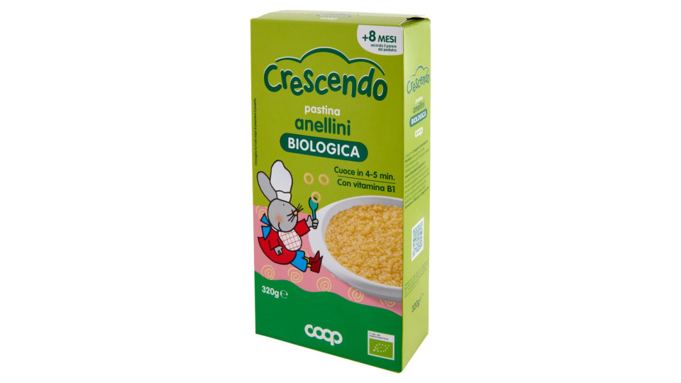 Pastina Anellini Biologica 320 G