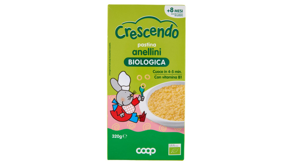 Pastina Anellini Biologica 320 G