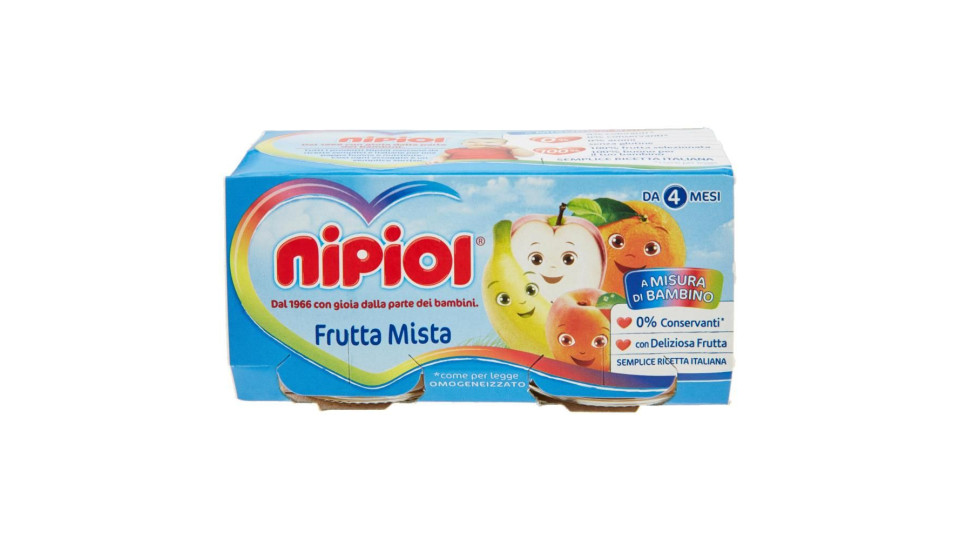 Omo Frutta Mista Nipiol 2x80 G