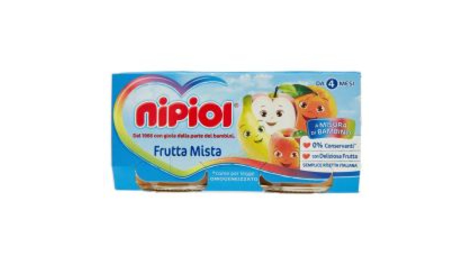 Omo Frutta Mista Nipiol 2x80 G